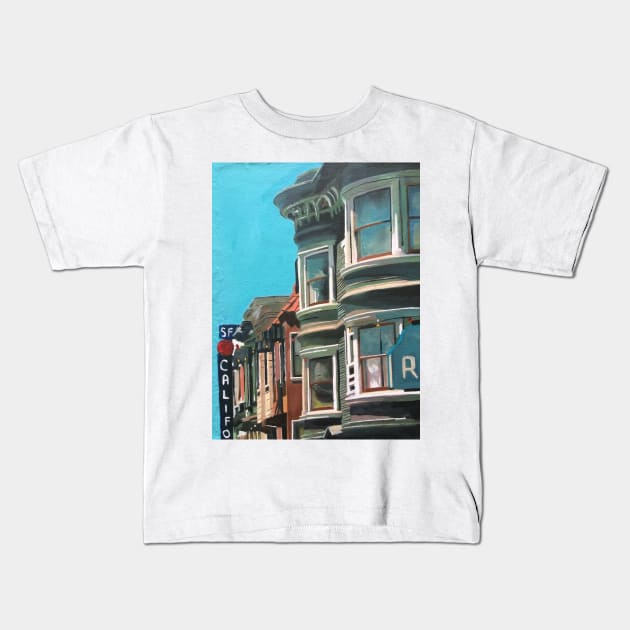 California Blue Sky Kids T-Shirt by golan22may